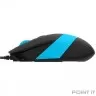 Клавиатура + мышь A4Tech Fstyler F1010 клав:черный/синий мышь:черный/синий USB Multimedia