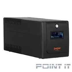 Exegate EP285511RUS ИБП ExeGate SpecialPro Smart LLB-1600.LCD.AVR.EURO.RJ.USB <1600VA/950W, LCD, AVR, 4 евророзетки, RJ45/11, USB, Black>