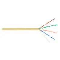 Кабель U/UTP4 cat.5e NETKO /4 пары 24 AWG BC / 305м / цвет бежевый, одножильный "СКС", FLUKE TEST