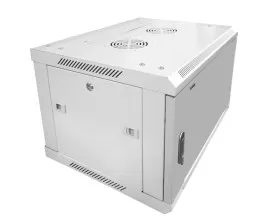 Шкаф настенный 6U серия WMA (Wall Maestro) (600х450х370), передняя металлическая дверь, разборный, серый Netko А