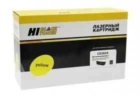 Картридж Hi-Black (HB-CE262A) для HP CLJ CP4025/4525, Восстановленный, Y, 11K