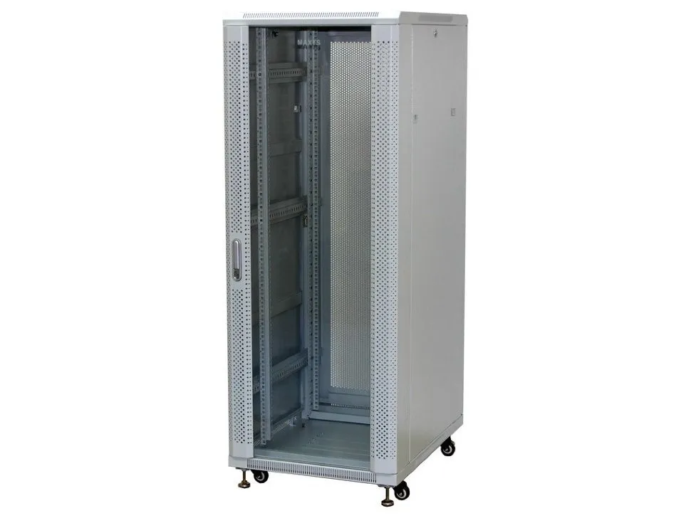 Шкаф напольный 37U серия TS(AS) (800х800х1833) , черный, разобранный