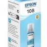 EPSON C13T09C54A Картридж 108 EcoTank Ink для Epson L8050/L18050, Light Cyan 70ml