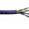 Кабель U/UTP4 cat.5e NETKO /4 пары 24 AWG BC / 305м / нг(А)-HF LSZH - малодымный, не содержащий галогенов; фиолетовый; одножильный "СКС",