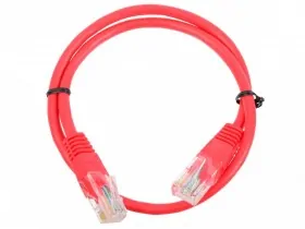 Патч-корд Netko СКС FTP4 cat.5e, 1.0м, литой коннектор, красный