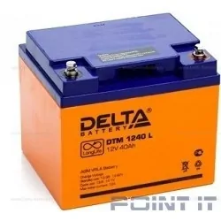 Delta DTM 1240 L (40 А\ч, 12В) свинцово- кислотный аккумулятор