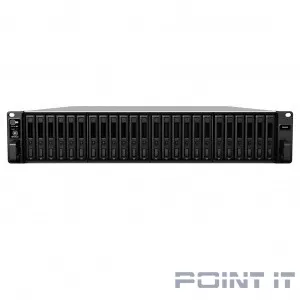 Synology FS6400 Сетевое хранилище 24x2.5" SAS/SATA, Intel Xeon Silver 4110/8x2.1GHz, 32GB DDR4, 2x1 Гбит/с, 2x10 Гбит/с