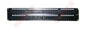 Патч-панель UTP, 19&quot;, 48 портов RJ45, cat.5е, 2U, Dual Type, Netko СКС, &quot;J&quot;