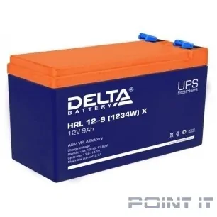 Delta HRL 12-9 X (9А\ч, 12В) свинцово- кислотный аккумулятор