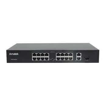 AN-S18P16 - 19-портовый 100/1000 Мбит/с L2 коммутатор с PoE+ до 300Вт