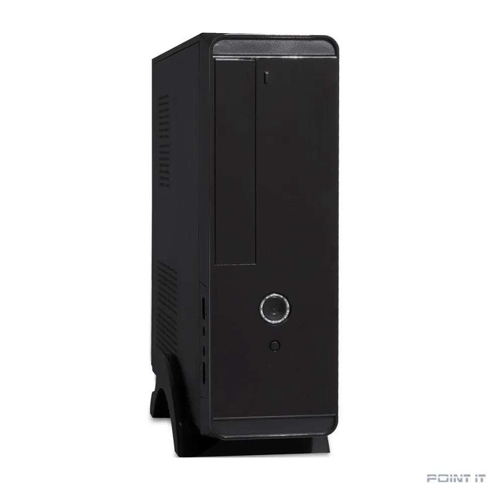 Exegate EX268699RUS Корпус MiniITX Exegate MI-209 Black, miniITX/mATX, <M350, 80mm>, 2*USB, Audio
