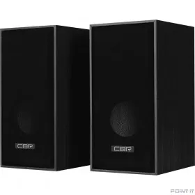 CBR CMS 700, Акустическая система 2.0, питание USB, 2х3 Вт (6 Вт RMS), материал корпуса MDF, 3.5 мм линейный стереовход, цвет чёрный