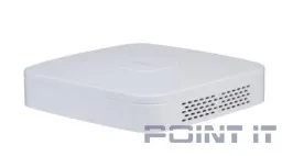 DAHUA DHI-NVR2104-I2 4-канальный IP-видеорегистратор 4K и H.265+, видеоаналитика, входящий поток до 80Мбит/с, 1 SATA III до 10Тбайт