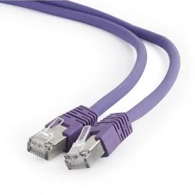 Патч-корд Netko СКС FTP4 cat.6a, 0.5м, литой коннектор, LSZH, фиолетовый