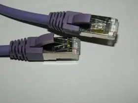 Патч-корд Netko СКС FTP4 cat.6a, 1.0м, BC, LSZH, фиолетовый