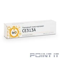 Bion CE313A Картридж для HP Color LaserJet CP1012 Pro/CP1025 Pro/Canon LBP7010C/LBP7018C/MFP175nw, пурпурный 1000 стр   [Бион]