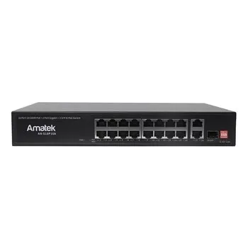 AN-S18P16A - 19-портовый 100/1000 Мбит/с L2 коммутатор с PoE+ до 250Вт