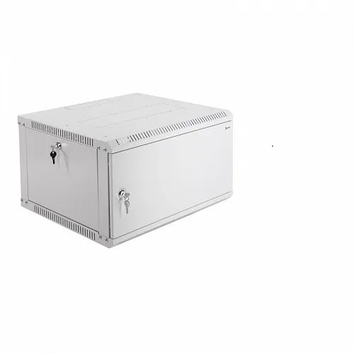 Шкаф телекоммуникационный настенный разборный ЭКОНОМ 6U (600x650) дверь металл