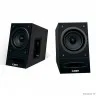 CBR CMS 590 Black, Акустическая система 2.0, питание 220 В, 2х5 Вт (10 Вт RMS), материал корпуса MDF, 3.5 мм линейный стереовход, регул. громк., выход на наушники, длина кабеля 1,5 м, цвет чёрный