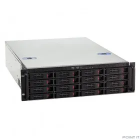 Exegate EX281234RUS Серверный корпус ExeGate Pro 3U660-HS16 &lt;RM 19&quot;,  высота 3U, глубина 660, без БП, 16xHotSwap, USB&gt;