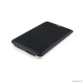 Gembird EE2-U3S-60 Внешний корпус 2.5&quot; чёрный, USB 3.0, SATA, до 2 Тб, нержавеющая сталь
