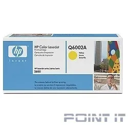 HP Q6002A Картридж ,Yellow{Color LaserJet 2600, Yellow, (2000стр.)}
