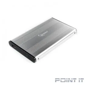 Gembird EE2-U3S-5-S Внешний корпус 2.5&quot; серебро, USB 3.0, SATA, до 2 Тб, металл