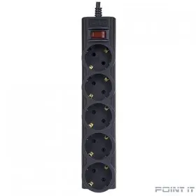 Perfeo Сетевой фильтр &quot;POWERX&quot;, PF_A4714 (1,8м, 5 розеток, черный)