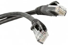 Патч-корд Netko СКС UTP4 cat.5e, 1.5м, литой коннектор, серый РАСПРОДАЖА