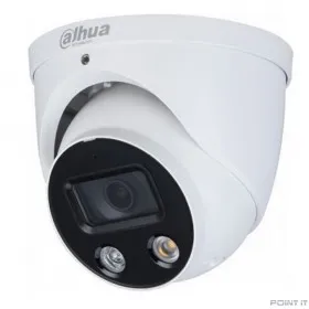 DAHUA DH-IPC-HDW3449HP-AS-PV-0280B-S5 Уличная турельная IP-видеокамера TiOC с ИИ и активным сдерживанием 4Мп, 1/2.7” CMOS, объектив 2.8мм, видеоаналитика, ИК 30м, LED 30м, IP67, корпус: металл