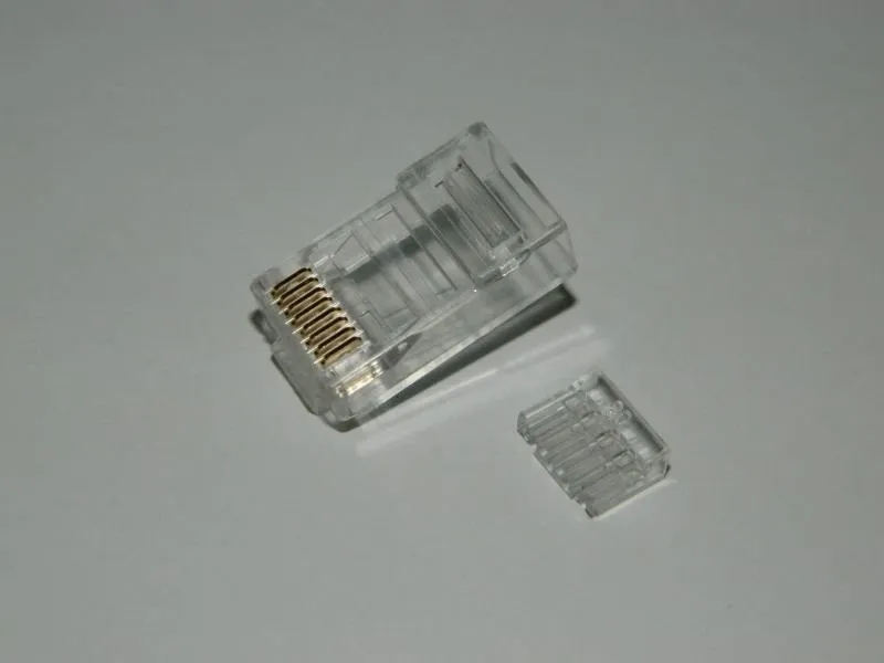 Коннектор RJ-45 Netko (8p8c) cat.6 универсальный, со вставкой, для одножильного и многожильного кабеля упаковка 100 шт. цена за шт