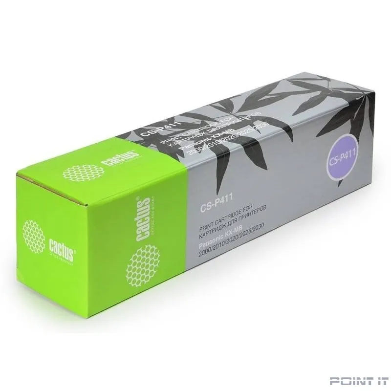 CACTUS FAT411A Картридж (CS-P411) для Panasonic KXMB1900/MB2000/MB2010/MB2020/MB2025/MB2030/MB2051/MB2061,2000стр