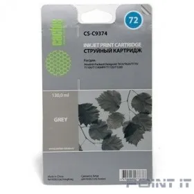 Картридж струйный Cactus CS-C9374 №72 фото серый для HP DJ T610/T620/T770/T1100/T1100/T1120/T1200 (1
