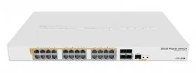 Маршрутизатор 24 POE+/SFP+ CRS328-24P-4S+RM MIKROTIK