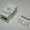 Модуль Keystone неэкранированный, RJ-45, cat.5е, 180°, под инструмент, белый, для патч-панели