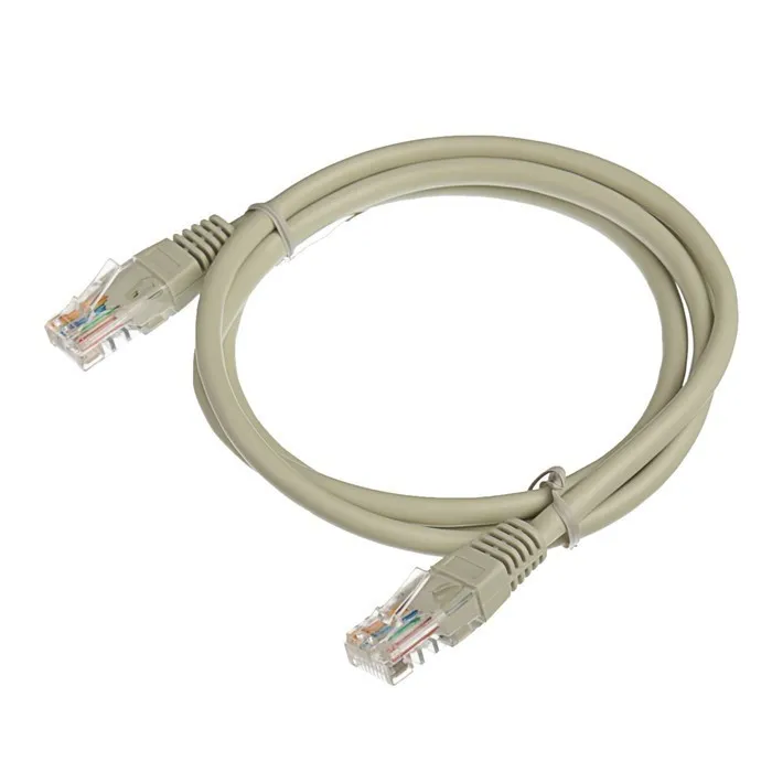 Патч-корд Technolink UTP4 cat 5e, 2.0м, ВС, серый