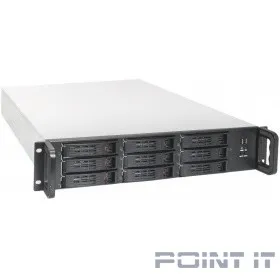 Exegate EX285224RUS Серверный корпус ExeGate Pro 2U650-HS09 &lt;RM 19&quot;, высота 2U, глубина 650, БП 2U-600ADS, 9xHotSwap, 2*USB&gt; -[EX285224RUS]