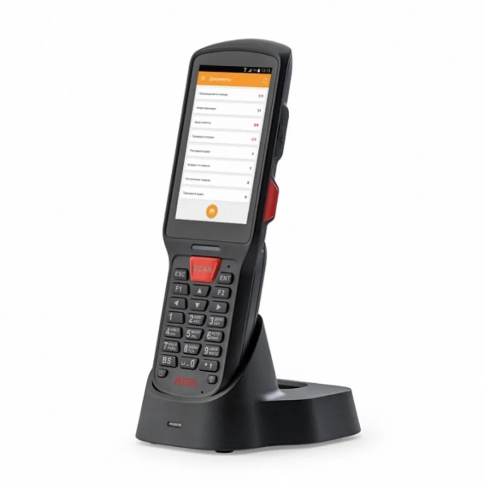 Мобильный терминал АТОЛ SMART.Lite (Android 7.0, 2D Imager SE4710, 4”, 2Гбх16Гб, Wi-Fi b/g/n, 5200 mAh, Bluetooth,БП) + MS: Магазин 15 БАЗОВЫЙ с ЕГАИС