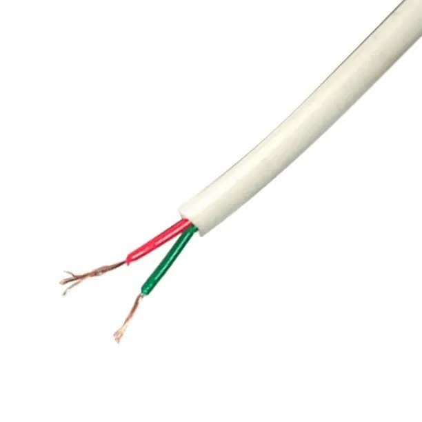Кабель Телефонный 2c, CU, Netko, 100м, плоский, белый