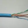 Кабель F/UTP4 (FTP4 ) cat.5e NETKO /4 пары 24 AWG BC / одножильный / экранированный / 305м / синий "СКС", FLUKE TEST