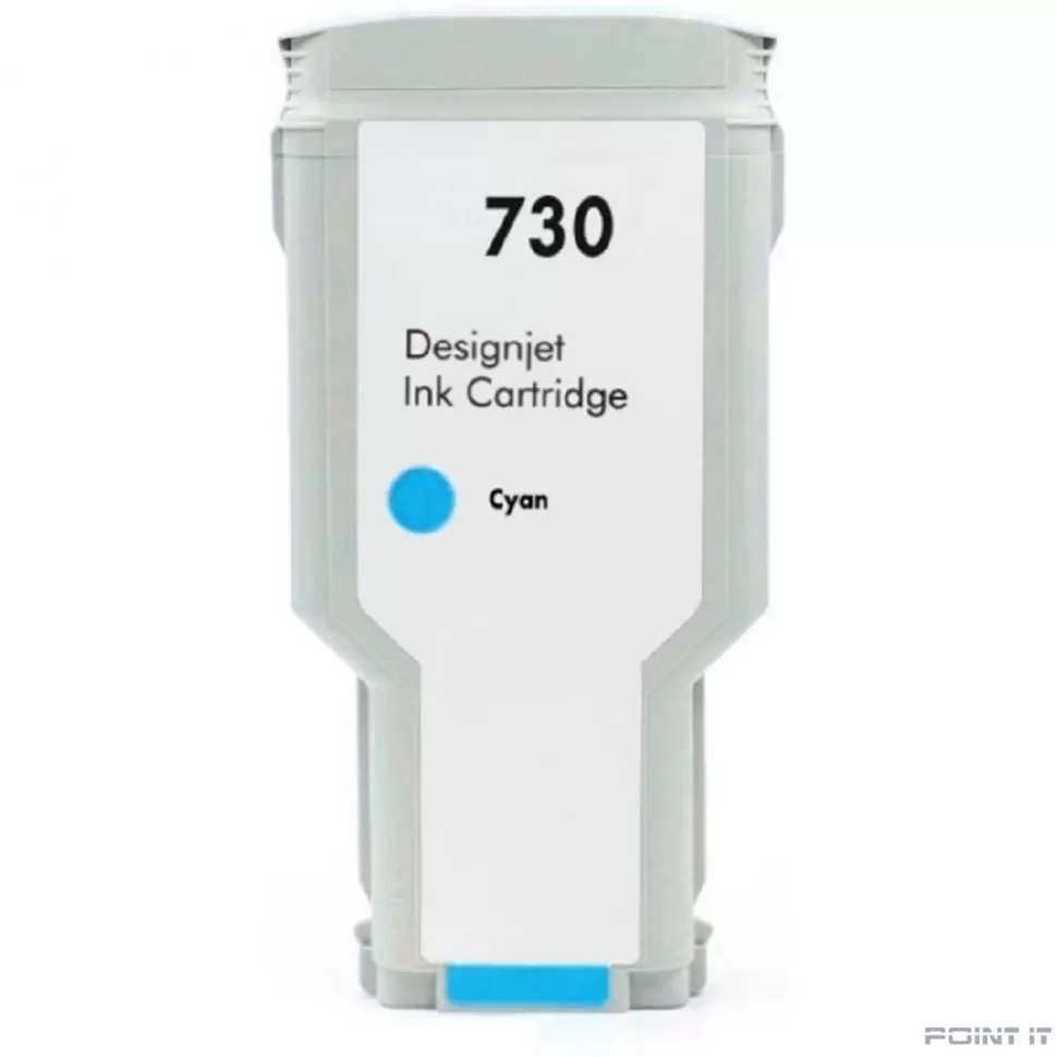 Струйный картридж NV Print 730 (NV-P2V68A) Cyan для HP DesignJet T1700, T1600, T2600 (300 мл)