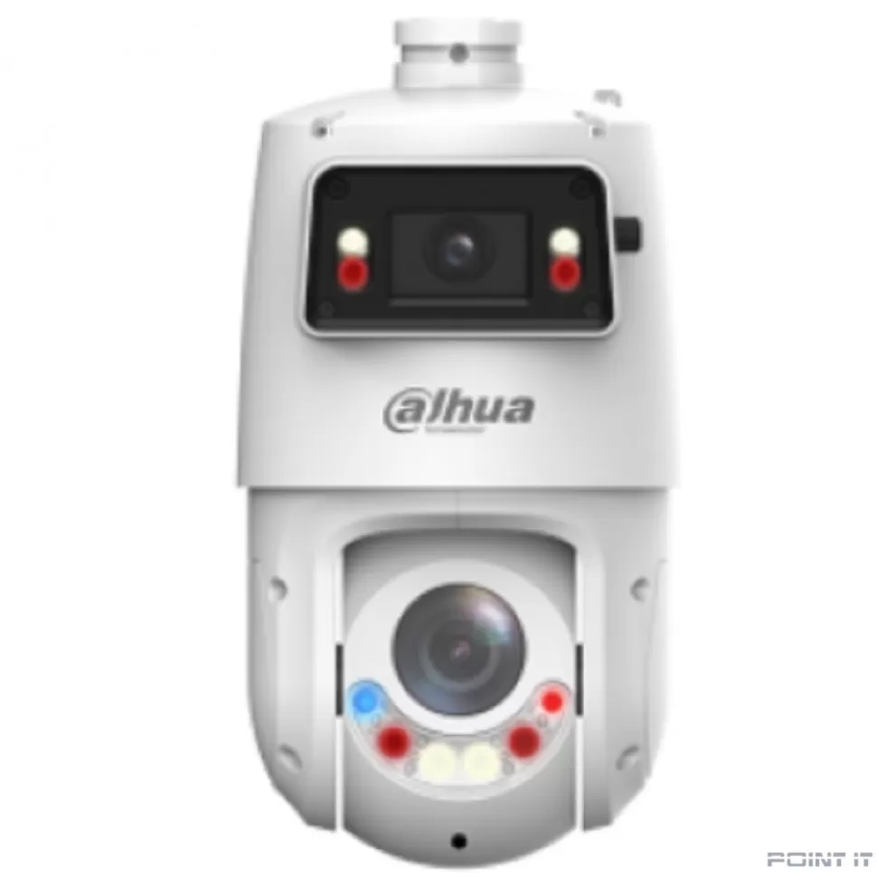 DAHUA DH-SDT4E425-4F-GB-A-PV1 Уличная купольная PTZ IP-видеокамера TiOC с панорамным модулем 4Мп 1/2.8" CMOS, ИК до 30м, LED до 30м, панорамный модуль: 5мм–125мм, ИК до 100м, LED до 50м, IP66
