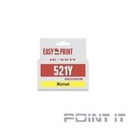 EasyPrint CLI-521Y Картридж  IC-CLI521Y для Canon PIXMA iP4700/MP540/620/980/MX860, желтый, с чипом