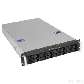 Exegate EX295861RUS Серверный корпус ExeGate Pro 2U660-HS08 &lt;RM 19&quot;, высота 2U, глубина 660, БП 2U-500ADS, 8xHotSwap, USB&gt;