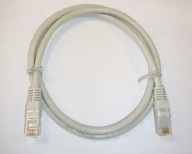 Патч-корд Technolink UTP4 rj45-rj45, cat.6, 1.0м, BC, серый, литой коннектор РАСПРОДАЖА