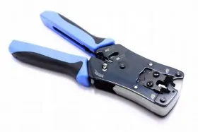 HT-N468B Профессиональный инструмент для обжима (кримпер) 8p8c(RJ-45), 6p6c(RJ-12), 6p4c(RJ-11), 4p4c, 4р2с параллельного действия , Hanlong для Netko