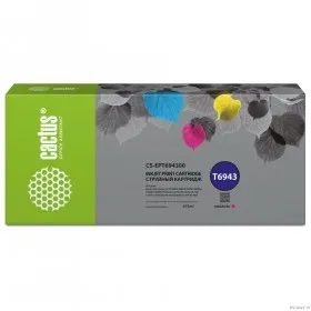 Картридж струйный Cactus CS-EPT694300 T6943 пурпурный (675мл) для Epson SureColor SC-T3000/T3070/T3200/T5000/5200
