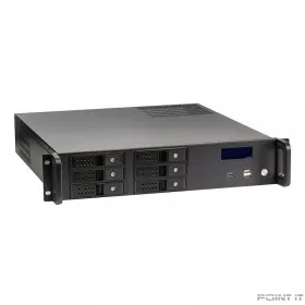 Exegate EX279755RUS Серверный корпус Exegate Pro 2U480-HS06 &lt;RM 19&quot;,  высота 2U, глубина 480, БП 700ADS, 6xHotSwap, USB&gt;