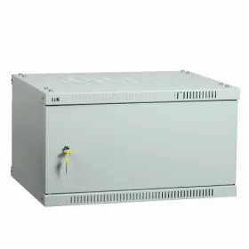  					ITK Шкаф LINEA WE 6U 600x650мм дверь металл серый				 