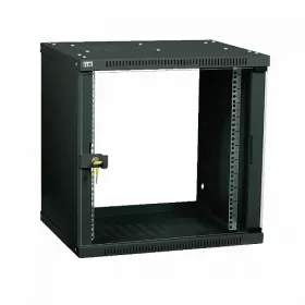  					ITK Шкаф LINEA WE 15U 600x450мм дверь стекло черный				 